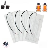Car Seat Heater Universal 12V Carbon Fiber Heat Pads 3 Levels Dual Square Control Switch With Harness As Winter Warmer Cover