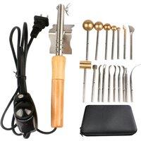 Fabric Flower Making Tool Double-layer Inner Pyrographic Device 17 Heads 3 Heads Fabric Flowers Ironing Machine Soldering Iron