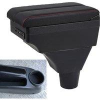 Honda Civic ep3 Armrest Box Elbow Rest Center Console Storage with Phone Charging USB Interface Cup Holder