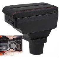 Toyota Prius C Aqua Armrest Box Elbow Rest Center Console Storage with Phone Charging USB Interface