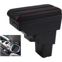 Nissan Juke Armrest Box Elbow Rest Center Console Storage with Phone Charging USB Interface Cup