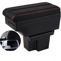 KIA Cerato Fort Armrest Box Elbow Rest Center Console Storage with Phone Charging USB Interface Cup Holder