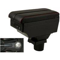 Mitsubishi Colt Armrest Box Elbow Rest Center Console Storage with Phone Charging USB Interface Cup Holder
