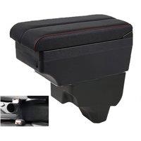 Car 208 Armrest Box Elbow Rest Center Console Storage with Phone Charging USB Interface Cup Holder