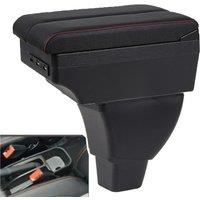 Toyota Ist Armrest Box Elbow Rest Center Console Storage with Phone Charging USB Interface Cup Holder