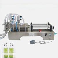 PBOBP Automatic Liquid Filler Electrical Conveyor Double Headed High Precision Heat Resistance Filling Machine