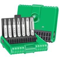 LAOA 7-Piece Damaged Screw Extractor Set Bit Torx Guide, Broken Quick Extractor Broken Bolt Screw Extraction Tool