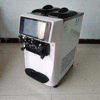 Best Seller Ice Cream Machine 1200W Soft Ice Cream Making Machine 3 Flavors Vending Machine