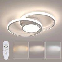 LED Ceiling Light Dimmable,Modern Ceiling Lamp with Remote Control 40W, Round LED Ceiling Light for Bedroom 3000K-6500K