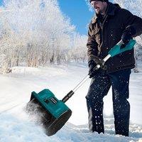 Electric Snow Blower Handheld Snowplow Portable Collapsible Convenient Snowplow Home Electric Model