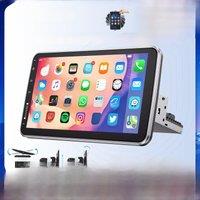 ESSGOO 10" Android 13 4+64G Wireless Carplay Android Auto Car Stereo Radio 1 DIN GPS Navi BT FM RDS WIFI USB EQ SWC w/ Microphoe