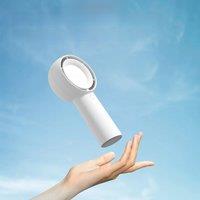 JISULIFE Handheld Turbo Fan, 4000mAh USB Rechargeable Battery , Small Pocket Fan with 5 Speeds,