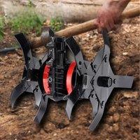 Dirt Turning Wheels Ditching and Loosening Wheels Dirt Turning Multifunctional Lawn Mower Assembly
