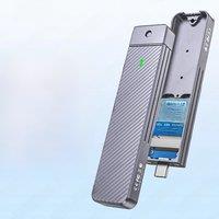 JEYI USB-C SSD Enclosure M.2 NVMe Adapter, USB 3.2 Gen2 10Gbps, UASP & TRIM Support, Aluminum Case with Magnetic Protective Case