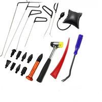 Car Body Dent Repair Tools Auto Hook Rods Fender Door Dings Dent Automotive Paintless Hail Removal Complete Kit Tools