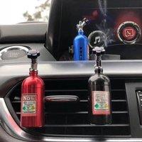 NOS Nitrogen Car Air Freshener Bottle Air Vent Aromatherapy Auto Aroma Outle Perfume Flavoring