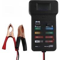 12V/24V LCD Digital Battery Tester Auto Battery Analyzer Charging Cranking System Tester Car Battery Checker Diagnostic Tools