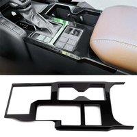 Glossy Black Car Central Control Gear Shift Panel Decoration Cover Sticker For Land Cruiser LC250 Prado Accessories 2024 2025