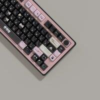 JCM MAO Ear Keycaps Dye Sub Pbt Material Big Set Keycaps For Mechanical Keyboard Alice layout 7U Space bar lovers Gift