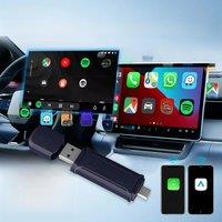 Original CarlinKit 5.0 Wireless Adapter Android Auto Wireless CarPlay Dongle 5Ghz WIFI Fast Connect