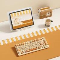 Akko MonsGeek MG75W Bun Wonderland Mechanical Keyboard 75% 83 Keys Hot Swap USB Type-C/2.4G Wireless