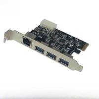 PCI-E Gigabit Ethernet Card with 3-Port USB Expansion card PCI-E Lan +USB3.0*3 card