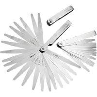 1Pcs10-32 Blades Feeler Gauge Metric Gap Filler Gauge 0.01-1mm Stainless Steel High Precision Thickness Gauge Measurement Tool