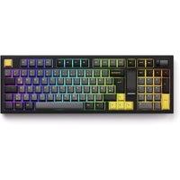 Akko 5098B Black Gold Wireless Mechanical Gaming Keyboard With TFT Screen Vertical Knob 96 Keys Hot-Swappable RGB Backlit Gasket