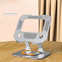 Foldable 360 Tablet Desk Mobile Phone Holder Stand Adjustable Aluminum Alloy Desktop Lazy Bracket
