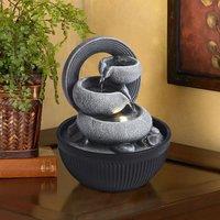 ?Breeins?Garden Resin Fountain with LED Light