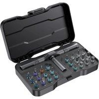 VMAN 24in1 Multifunction Ratchet Screwdriver Set Multi Magnetic Bits Mini Repair Tool Kit Household