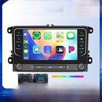 ESSGOO 7 Android 14 Car Radio 4+64G Carplay Android Auto For VW Golf 5 6 Plus Touran Caddy Jetta Passat Polo GPS Navi AI Voice
