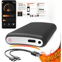 5V 5000mAh App Remote Control Battery Winter Heated Glove Insole Scarf Socks Vest Hot Battery Packs Warm Rechargeable Power Bank
