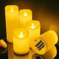 LED Candles Are Suitable for Couples' Homes Restaurant Decorations Candlelight Dinners And LED Electronic Candles