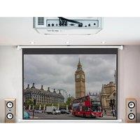 Wall/ Ceiling Mounted Electric Projector Screen for Home School Theatre Cinema 120 inch 4:3 Projection Screen