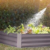 ?Breeins?Garden Planter Raised Bed Outdoor Vegetable Plants Flowers Pots Box