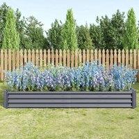 ?Breeins?Galvanized Raised Garden Bed Kit for Vegetables, Super Large Metal Planter Boxes Outdoor