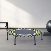 ?Breeins?Mini Trampoline Fitness Trampoline Bungee Rebounder Cardio Training Jumping Workout Equipment