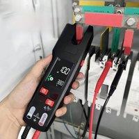 BSIDE DC AC Clamp Meter Electrical Amp Tester Open Jaw Ammeter, Infrared Thermometer with Smart Mode, 9999 Counts Multimeter VFC