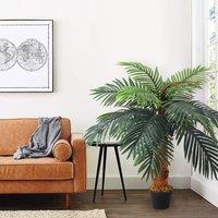 ?Breeins?100CM Palm Tree Artificial Faux Green Plant
