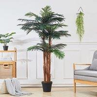 ?Breeins?Artificial Plant Fake Green Tree in Pot