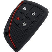 4B Silicone Car Key Case Cover Chain For Chevrolet Colorado Suburban Tahoe Silverado 1500 GMC Canyon Sierra 1500 2500HD/3500HD