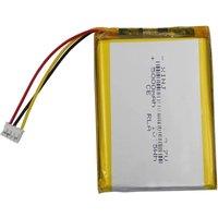 3.7V 5000mAh 18.5Wh Li-Polymer Rechargeable Li Lithium-ion Battery 105575 Lipo JST 4Pin 2.0mm Connector For Bike Life