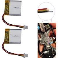 2pcs 3.7V 90mAh 0.333Wh Li-Polymer Li Lithium Battery 302020 JST 3Pin 1.0mm Plug For lightweight gaming mice mouse batteries