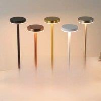 Led Cordless Night Light Rechargeable Bedside Table Lamps Touch Stepless Dimming Portable Desk Lamp For Bar Restaurant Camping