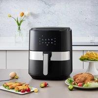 KOMORE 8L Touch Control Air Fryer with Display 8 Preset Modes &60 Minutes Timer & 80C-200C