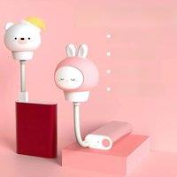USB Night Light LED Chlidren Cute Cartoon Night Lamp Bear Chick Kitten Night Light for Baby Kid Bedroom Decor Bedside Lamp