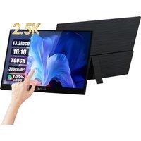 ZEUSLAP 13.3" 2.5K QHD Touching Portable Monitor for Samsung Dex mode phone, Nintendo Switch, PS4, PS5, Laptop Second Screen