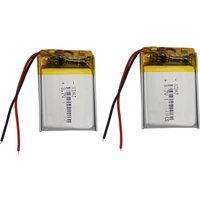2pcs 3.7v 110mah 0.407Wh Li-polymer Li Lithium-ion Battery 302025 For Mouse Bluetooth Speaker Headphones Mice