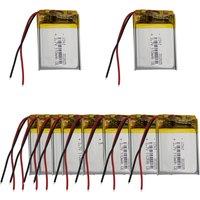 Wholesale 10pcs 3.7v 110mah 0.407Wh Li-polymer Li Lithium Battery 302025 Li-ion For Mouse Bluetooth Speaker Headphones Mice